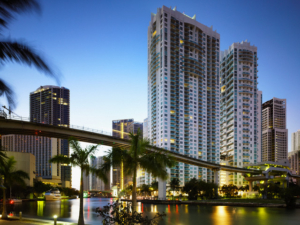 Condo Towers on Miami River
