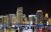 Downtown Miami at Night