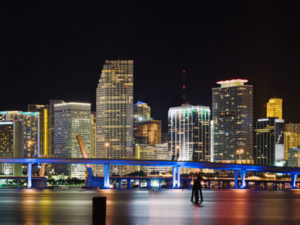 Downtown Miami at Night