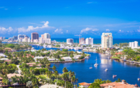 housing prices overvalued in Florida Ft. Lauderdale aerial single-family homes, condos, Intracoastal