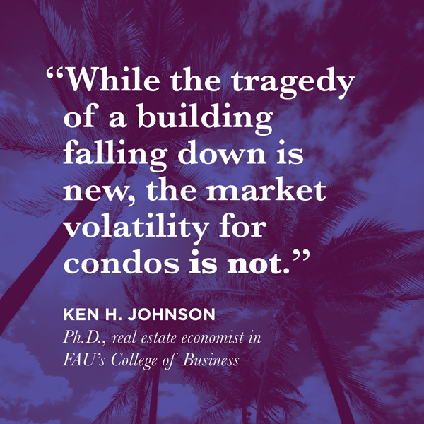 Ken H. Johnson quote condo volatility