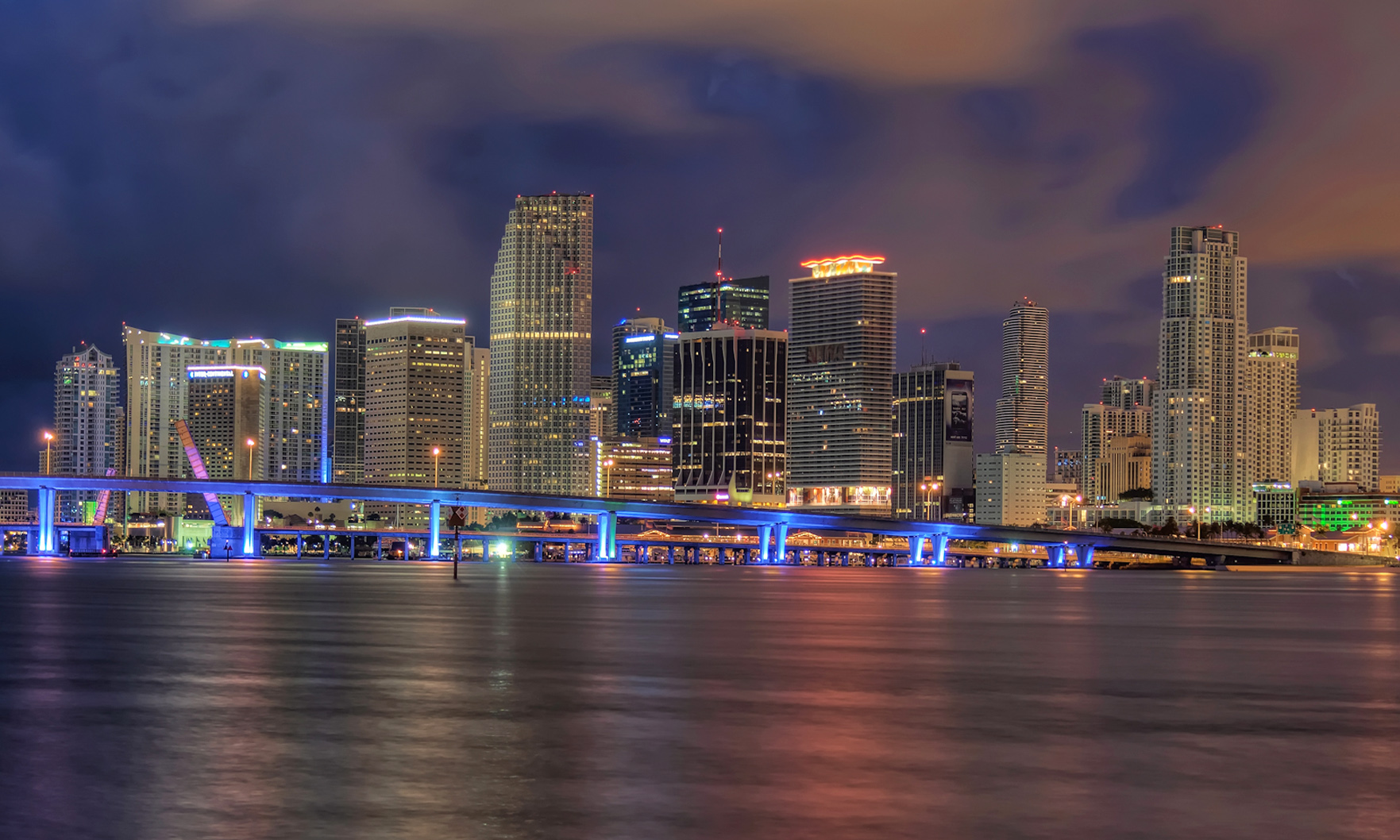 Miami Skyline by Matthew Paulson